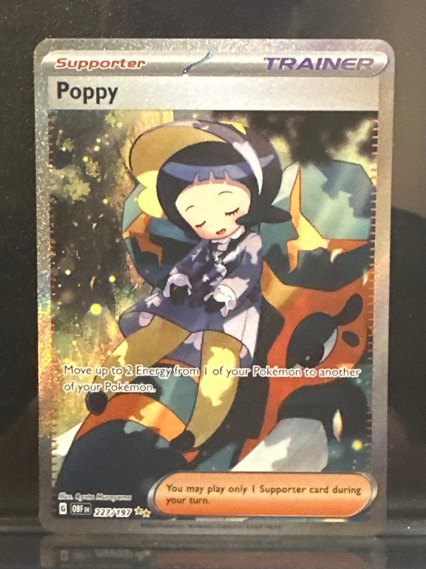 Poppy - 227/197 - Obsidian Flames - NM