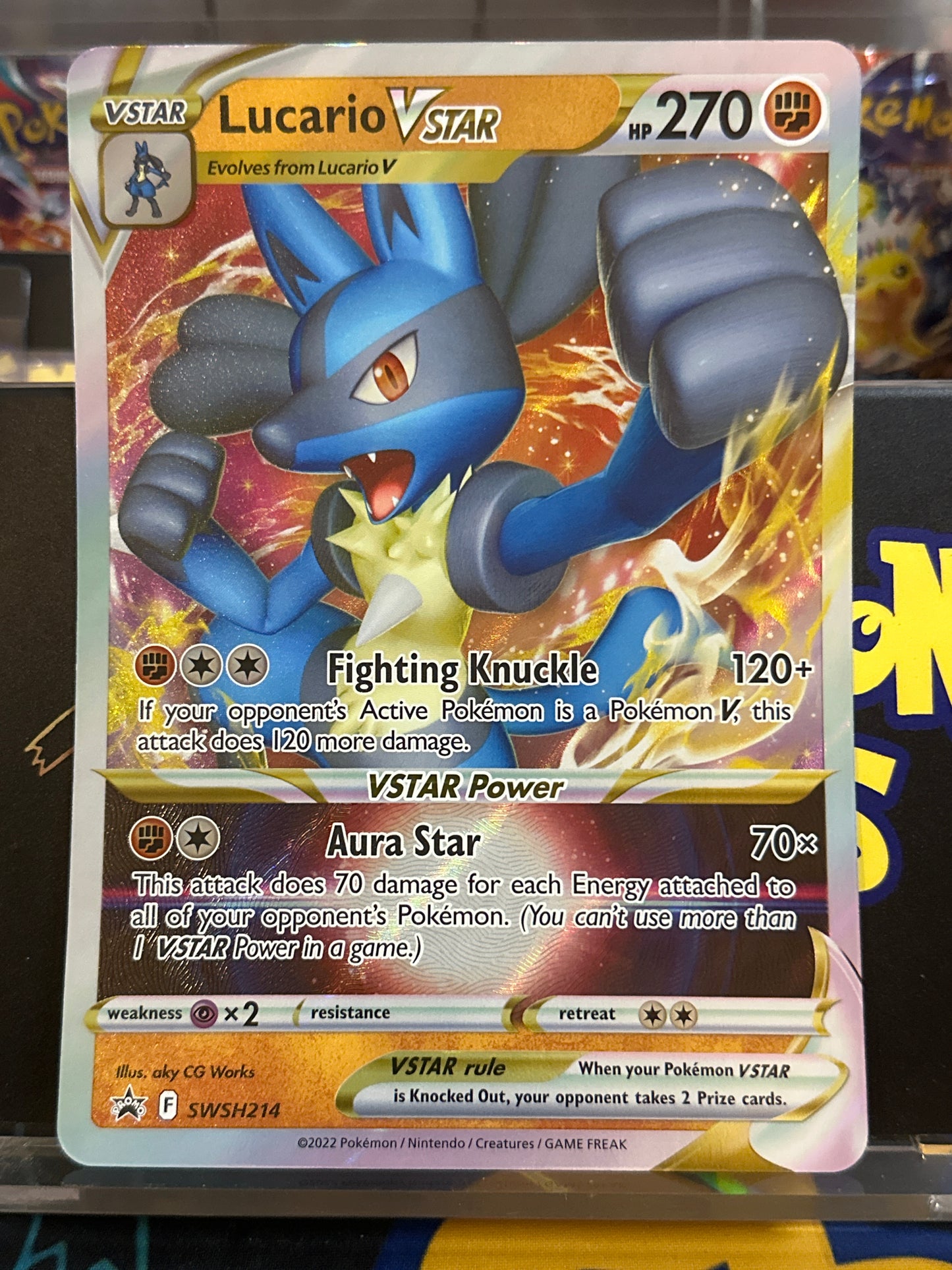 Lucario VSTAR - SWSH214 - Jumbo Cards