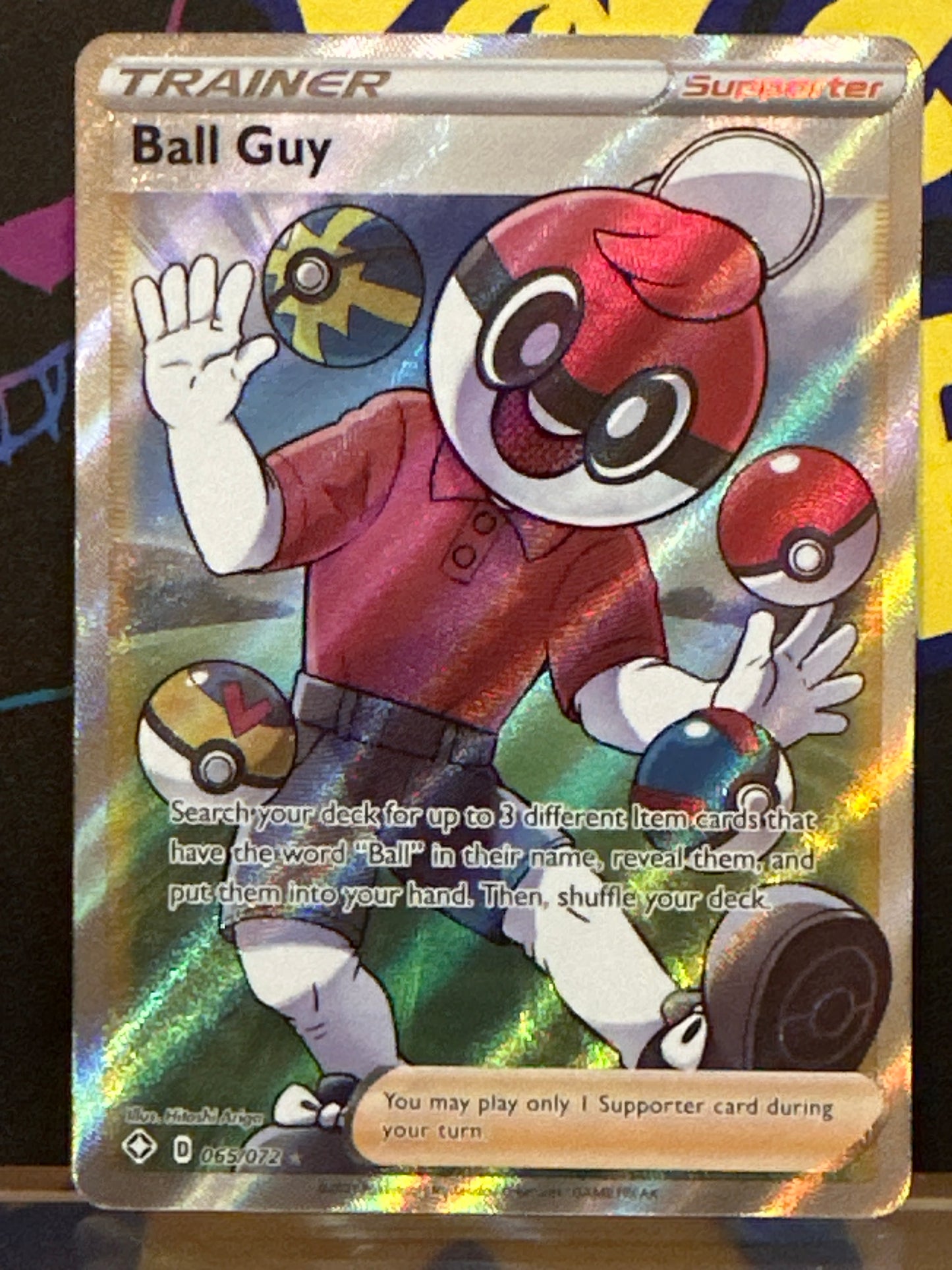 Ball Guy (Full Art) - 065/072 - Shining Fates - NM