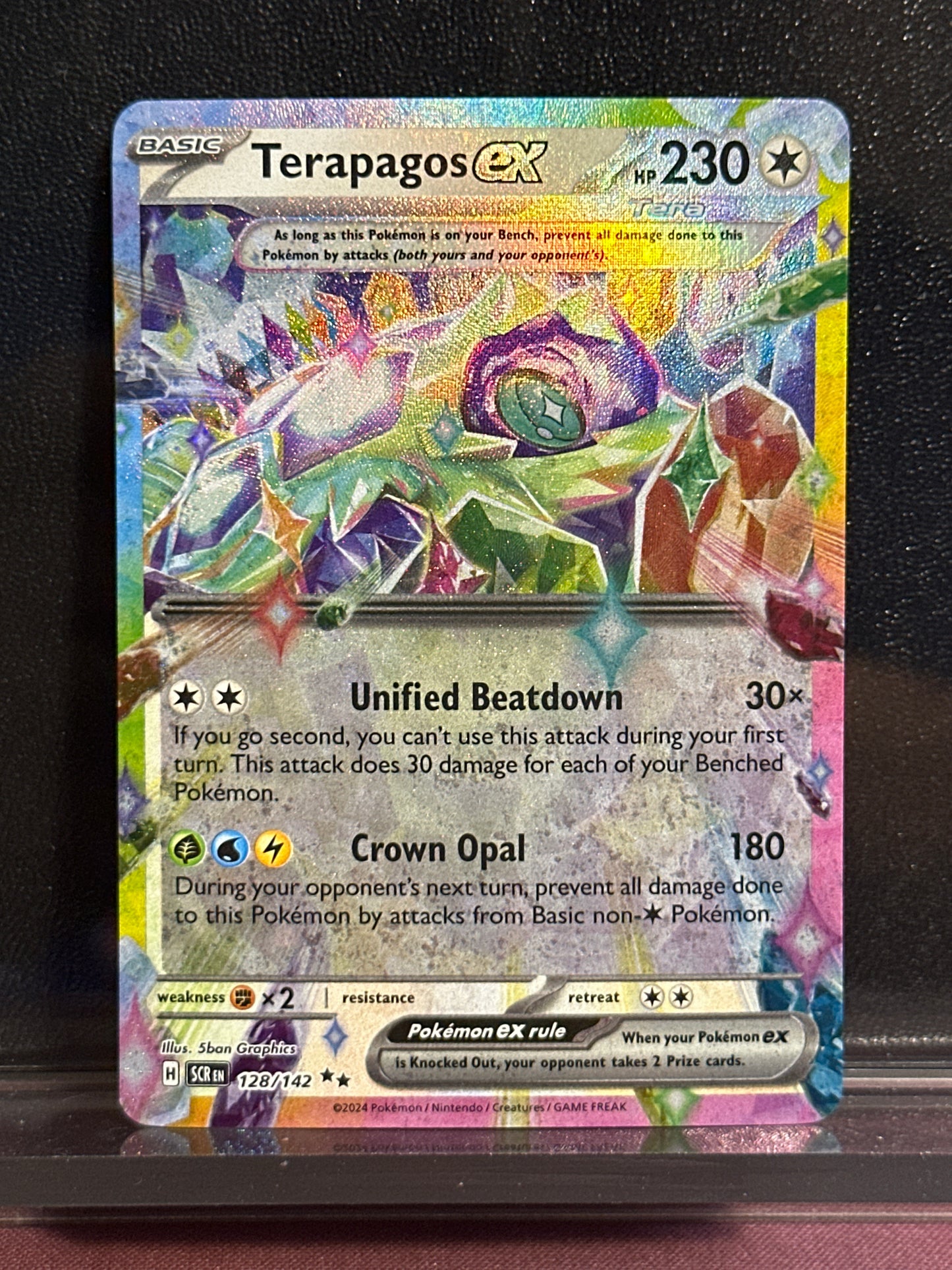 Terapagos EX - 128/142 - Stellar Crown - NM