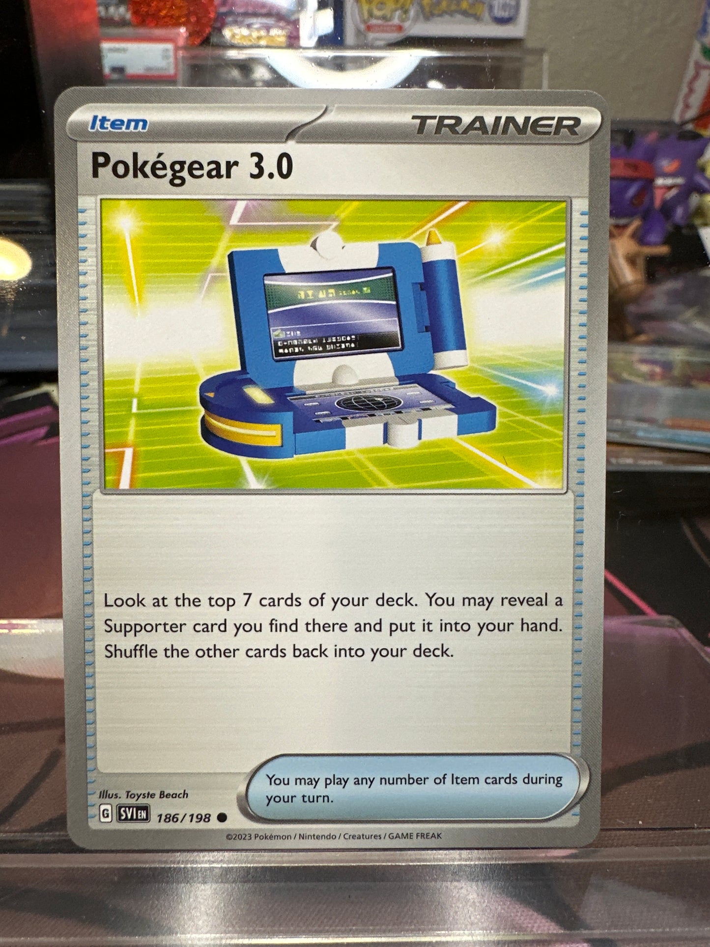 Pokegear 3.0 - 186/198 - Scarlet & Violet Base Set - NM