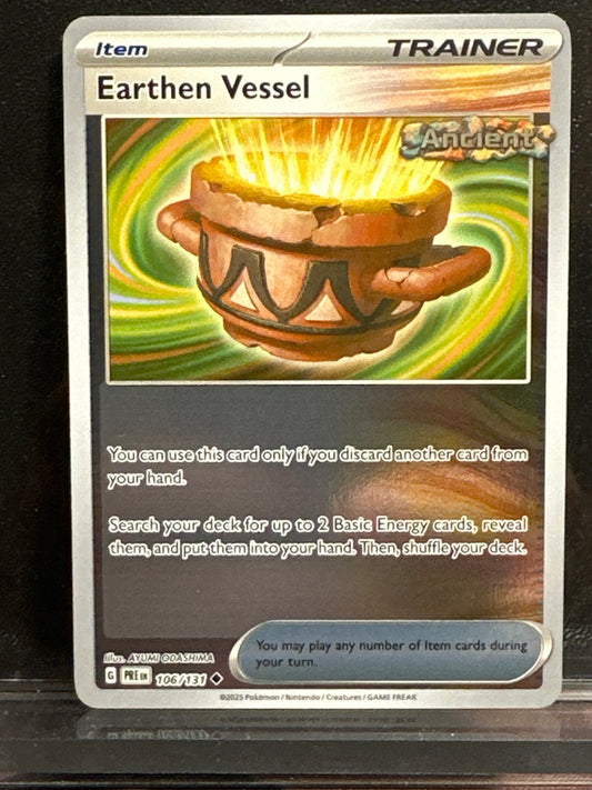 Earthen Vessel - 106/131 - Reverse Holo - Prismatic Evolutions - NM