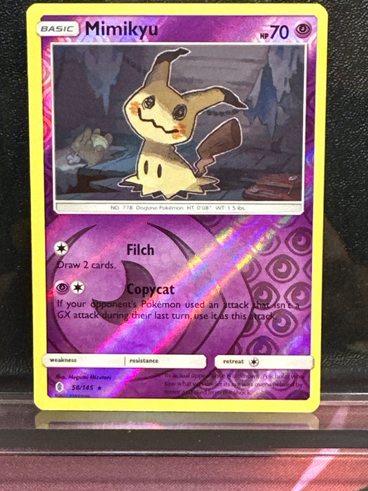 Mimikyu - 58/145 - Reverse Holo-  Guardians Rising - MP