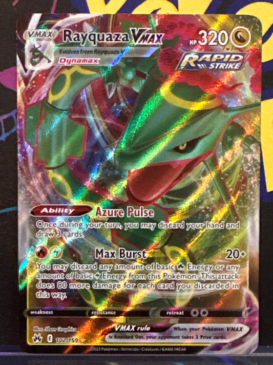 Rayquaza VMAX - 102/159 - Crown Zenith - NM