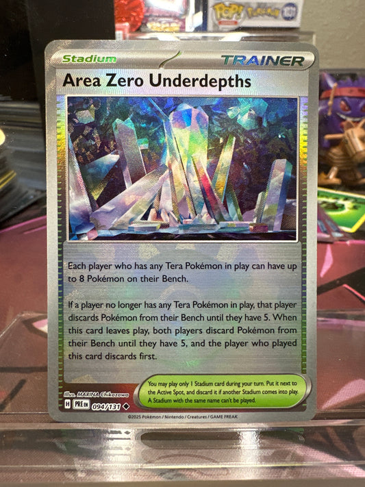 Area Zero Underdepths (Poke Ball Pattern) - 094/131 - Prismatic Evolutions - NM