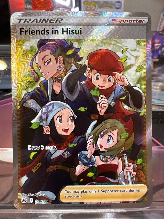 Friends in Hisui (Full Art) - 148/159 - Crown Zenith - NM