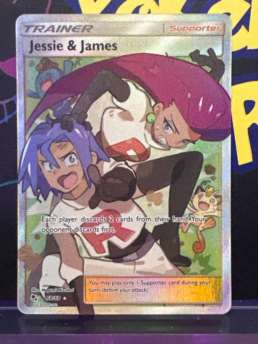 Jessie & James (Full Art) - 68/68 - Hidden Fates - NM