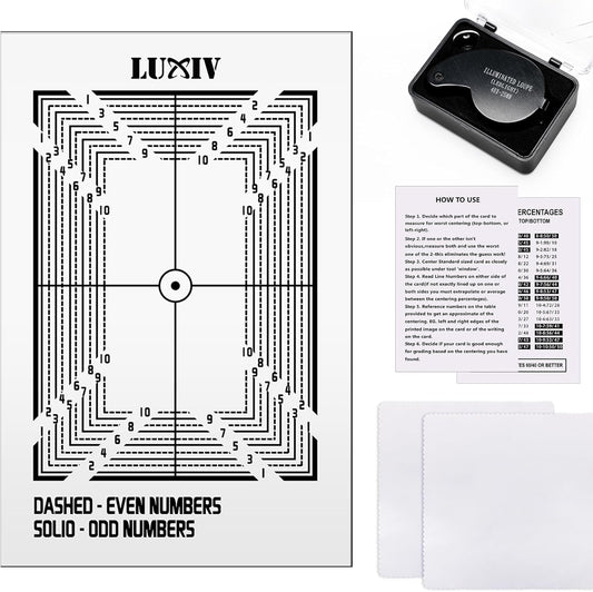 Luxiv Card Grading Centering Tool Kit