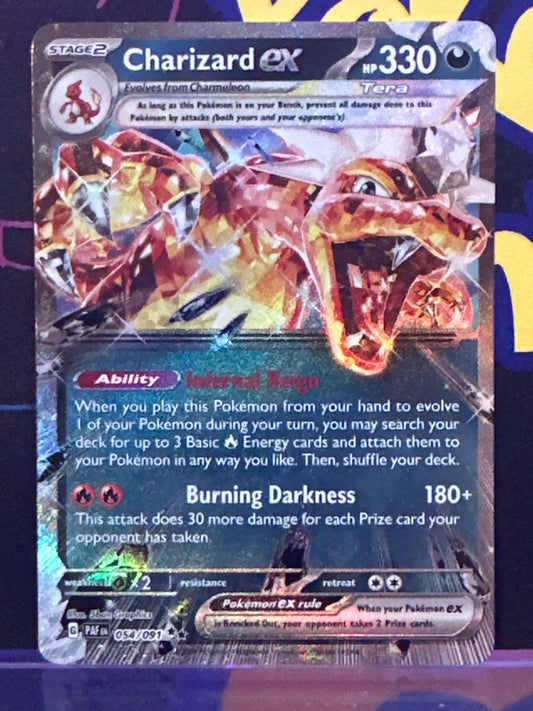 Charizard EX - 054/091 - Paldean Fates - NM