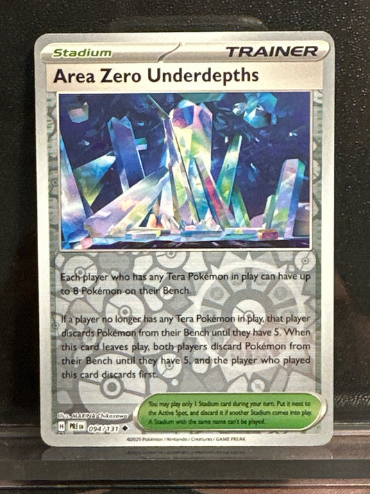 Area Zero Underdepths - 094/131 - Reverse Holo - Prismatic Evolutions - NM