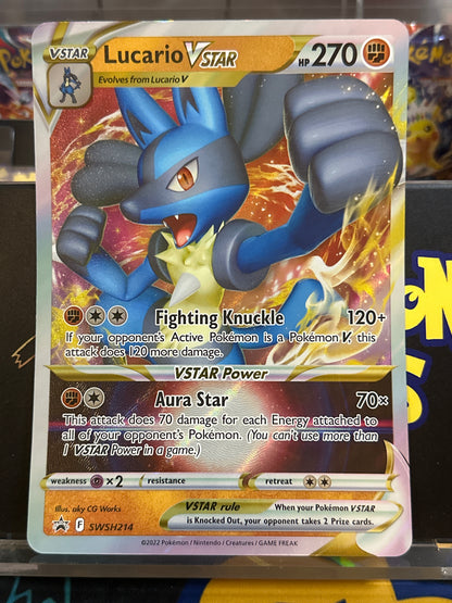 Lucario VSTAR - SWSH214 - Jumbo Cards