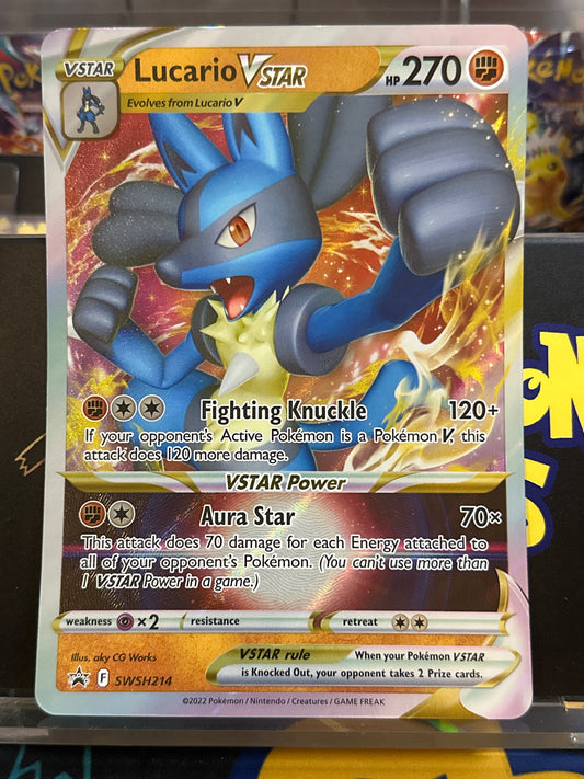 Lucario VSTAR - SWSH214 - Jumbo Cards