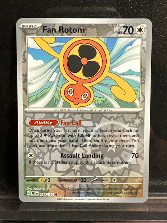 Fan Rotom - 085/131 - Reverse Holo - Prismatic Evolutions - NM