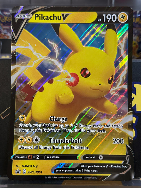 Pikachu V - SWSH061 - Jumbo Cards
