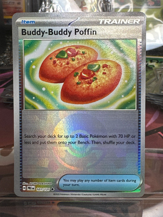 Buddy-Buddy Poffin (Poke Ball Pattern) - 101/131 - Prismatic Evolutions - NM