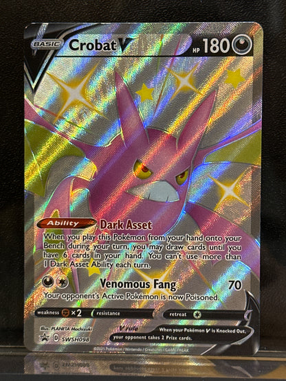 Crobat V - SWSH098 - Sword & Shield Promo Cards - NM
