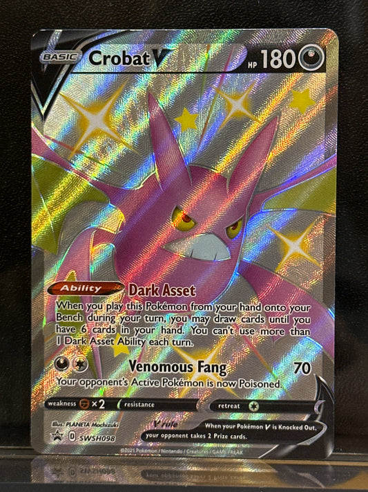 Crobat V - SWSH098 - Sword & Shield Promo Cards - NM