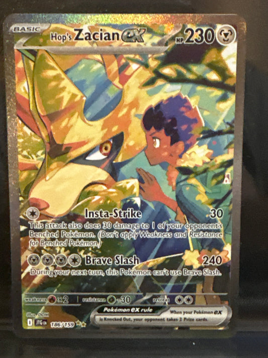 Hop's Zacian EX - 186/159 - Journey Together - NM