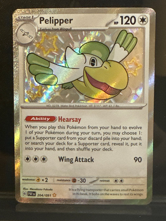 Pelipper (Shiny) - Paldean Fates - NM