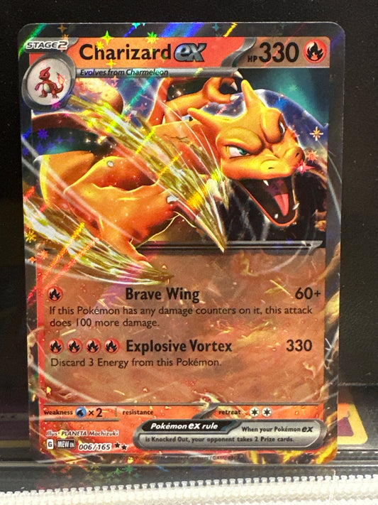 Charizard EX - 006/165 - 151 - NM