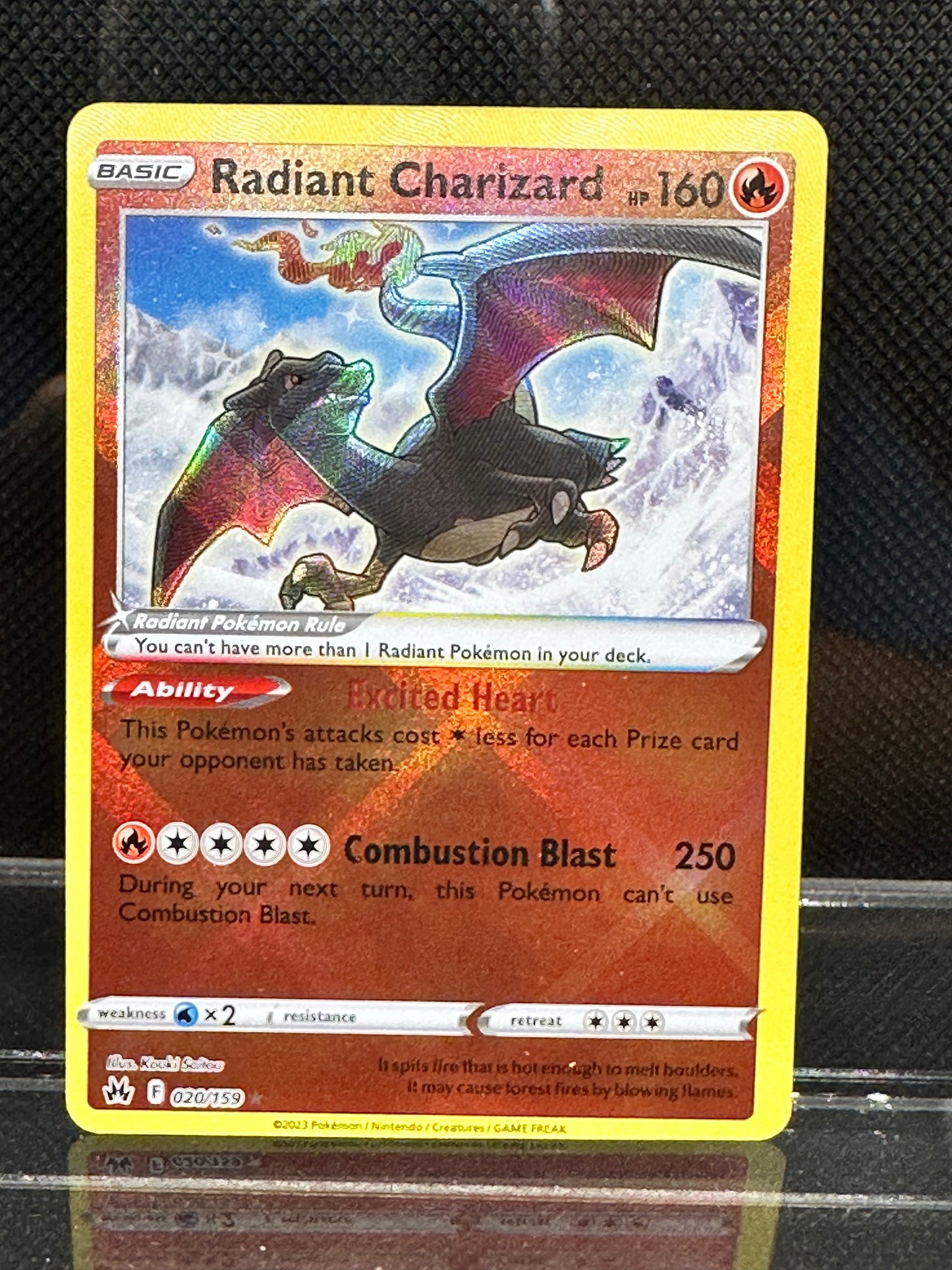 Radiant Charizard - 020/159 - Crown Zenith - NM