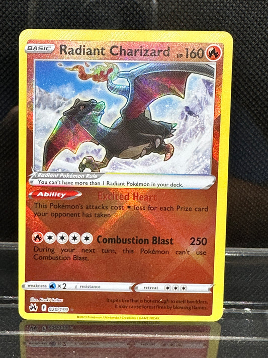 Radiant Charizard - 020/159 - Crown Zenith - NM